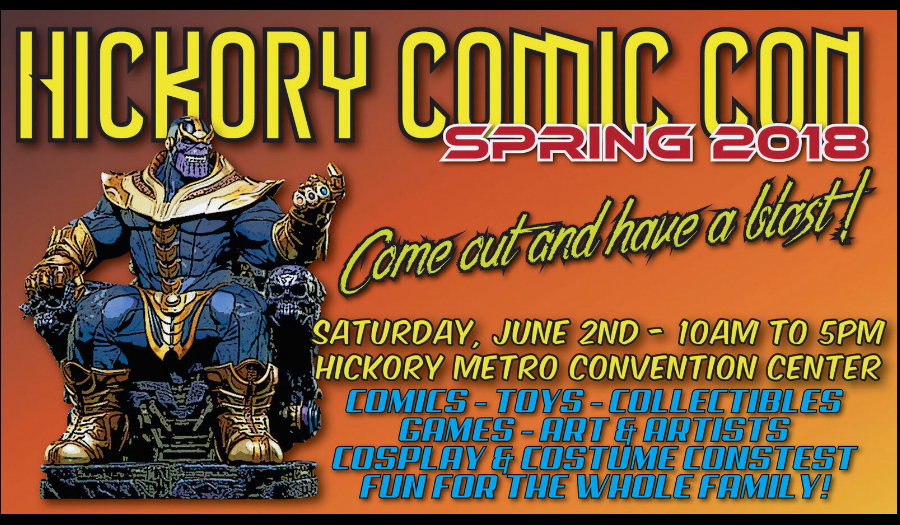 Hickory Comic Con Is June 2 At Hickory Metro Center