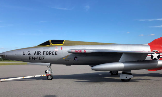 Restored F-105 Thunderchief Now At Hickory Aviation Museum