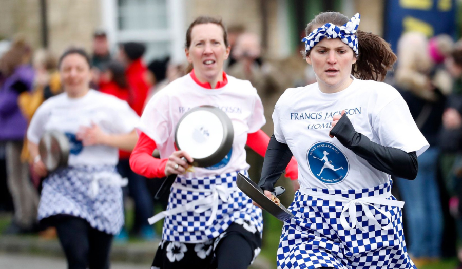 English Woman Wins Annual Pancake Race With Kansas