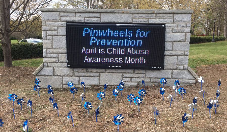Pinwheels For Prevention At Zahra Baker Park, April 6