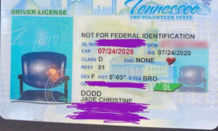 Woman Receives Tennessee ID With Photo Of Empty Chair