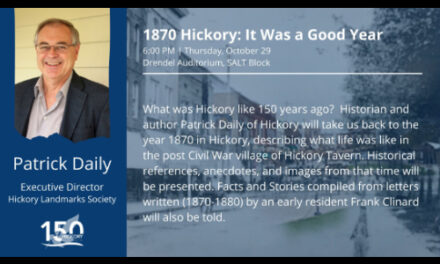 1870 Hickory: It Was a Good Year, Drendel Auditorium, 10/29
