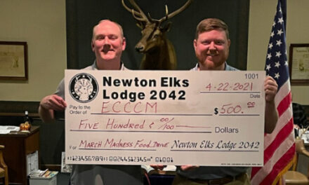 Newton Elks Lodge Donates To  ECCCM’s Food Drive