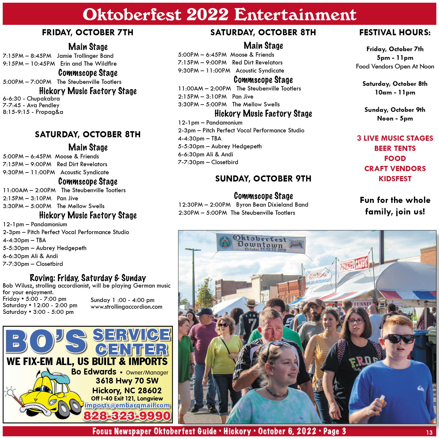 Hickory's Oktoberfest Focus Newspaper