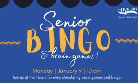 Mark your Calendar And Join Us For Senior Bingo, January 9