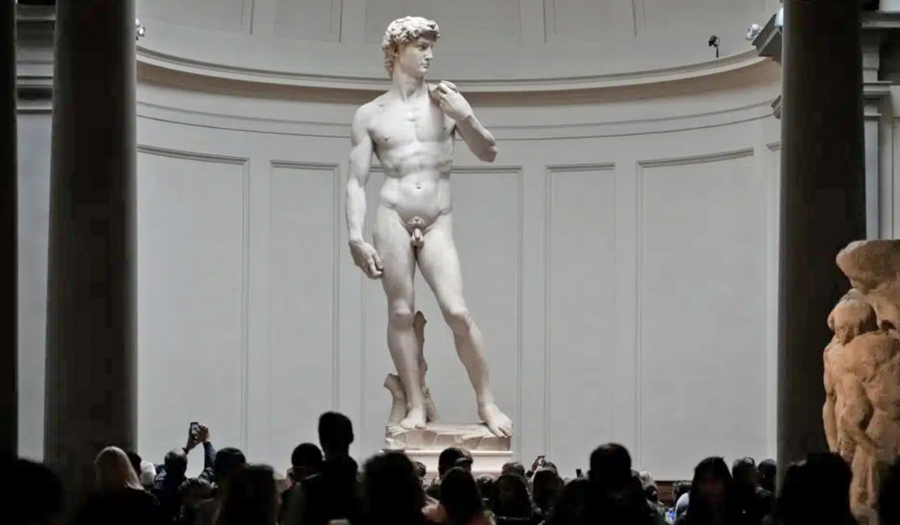 Visitors Flock To See David Sculpture After Florida Uproar
