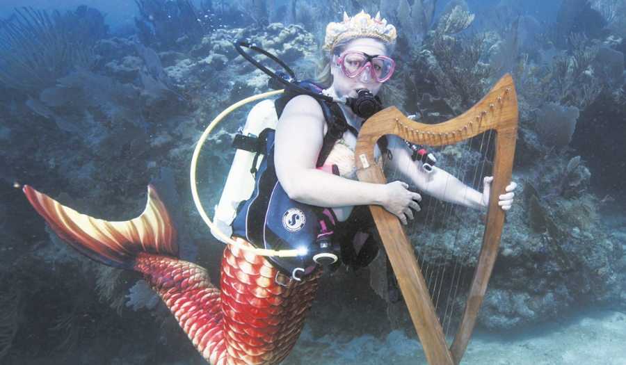 Underwater Music Show In FL  Promotes Awareness Of Coral Reef Protection