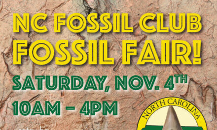 NC Fossil Fair Brings Prehistoric Treasures To Catawba Science Center! November 4