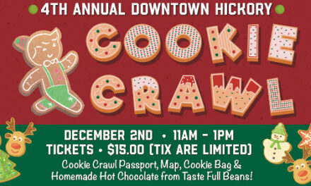 Fourth Annual Downtown  Hickory Cookie Crawl on Dec. 2