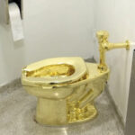 Men Charged In Theft Of Satirical Golden Toilet In England