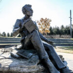 Bronze Top Hat Missing From  Abraham Lincoln Statue