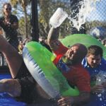 At The Florida Man Games, Big Crowds Evading Police And Wrestling Over Beer