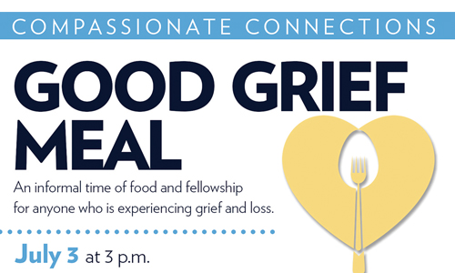 AMOREM’s Good Grief Meal to Be Held On Wednesday, July 3