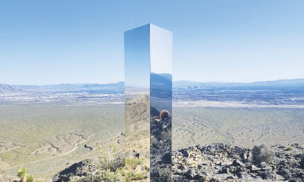 Shiny Monolith Removed From Mountains Outside Las Vegas. How It Got There Still Is A Mystery