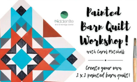 Painted Barn Quilt Workshop, Saturday, September 7th