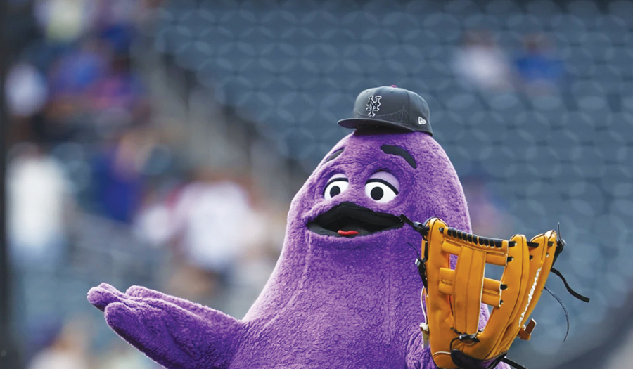 Purple Place: Mets Unveil The New Grimace Seat At Citi Field