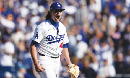 Snake Slithers Through  Los Angeles Dodgers Dugout