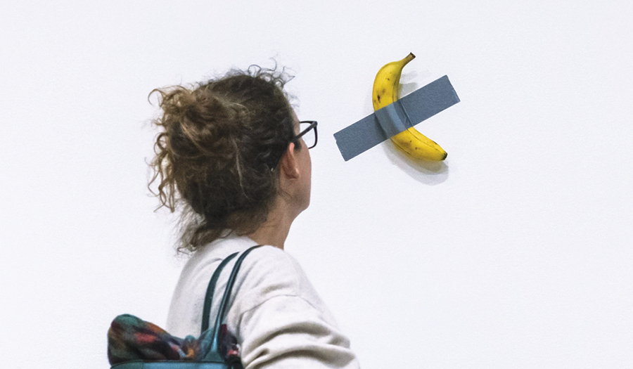 How A Viral, Duct-Taped  Banana Is Worth $1 Million