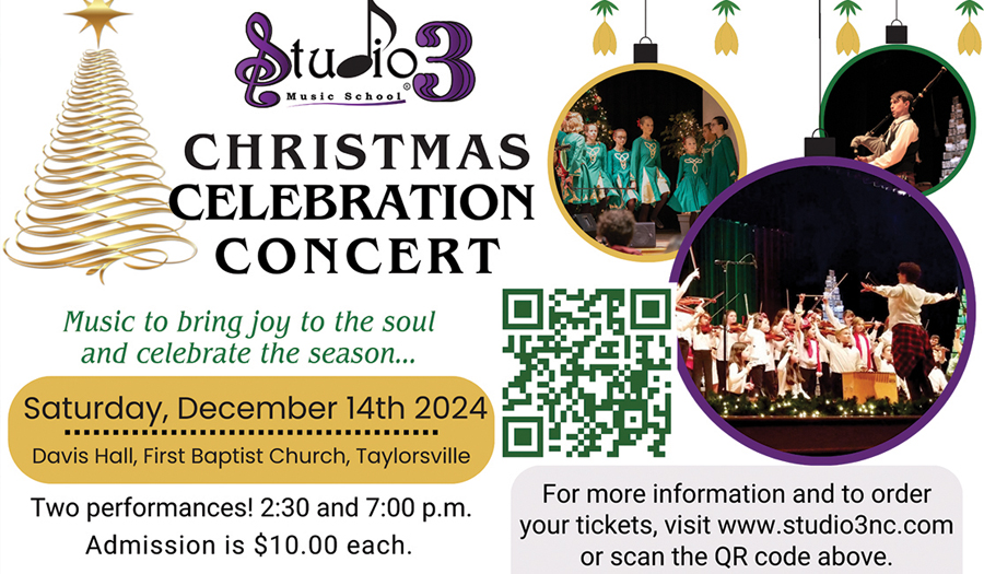 Studio3 Christmas Celebration Concert, December 14