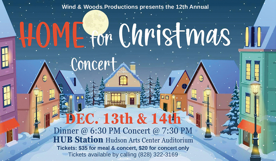 Annual Home For Christmas Concert, December 13 & 14