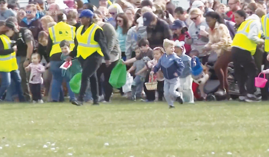 Sweets From The Sky! A Helicopter Marshmallow Drop Thrills Kids In Suburban Detroit