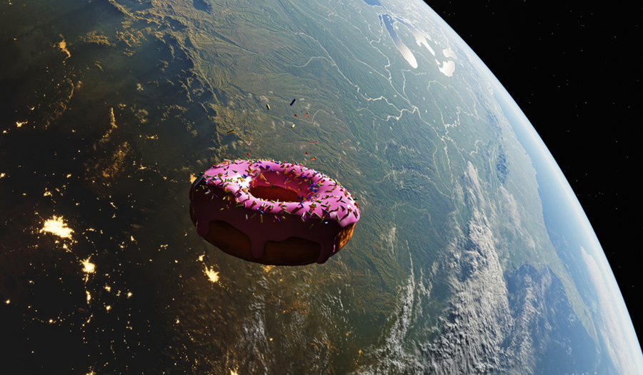 Breaking Off A Chunk Of The Universal Donut