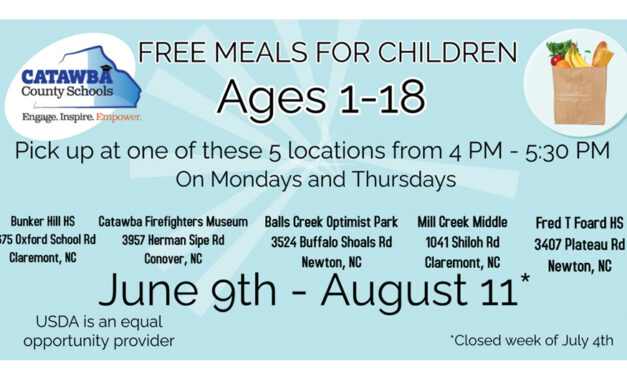 Catawba Co. Schools Provide Free Meals To Children