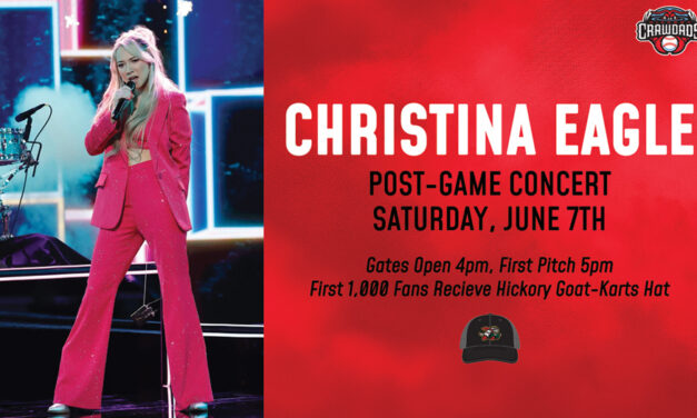 Crawdads Host Christina Eagle For A Post-Game Concert, 6/7