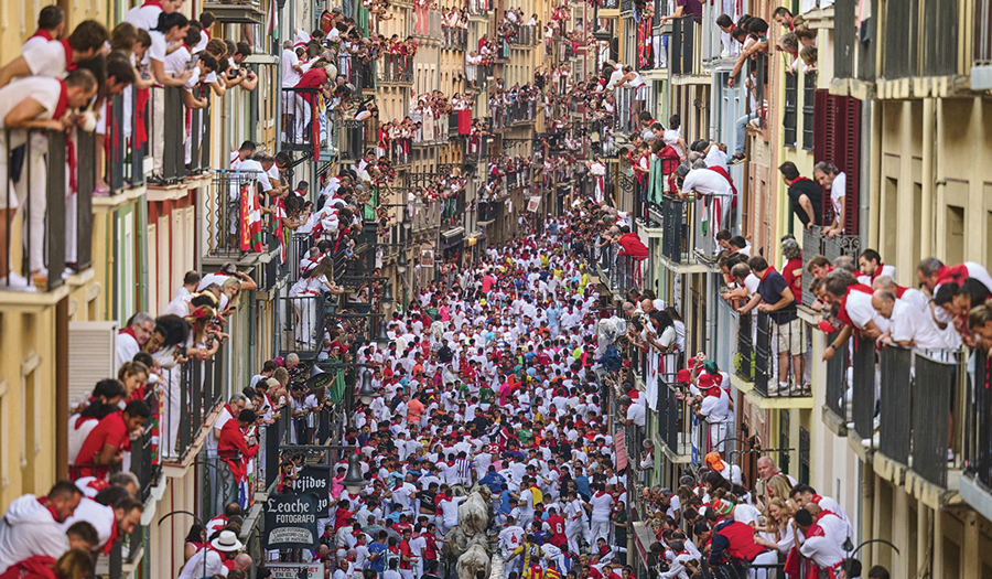 Close Calls At San Fermín Bull-Running Festival