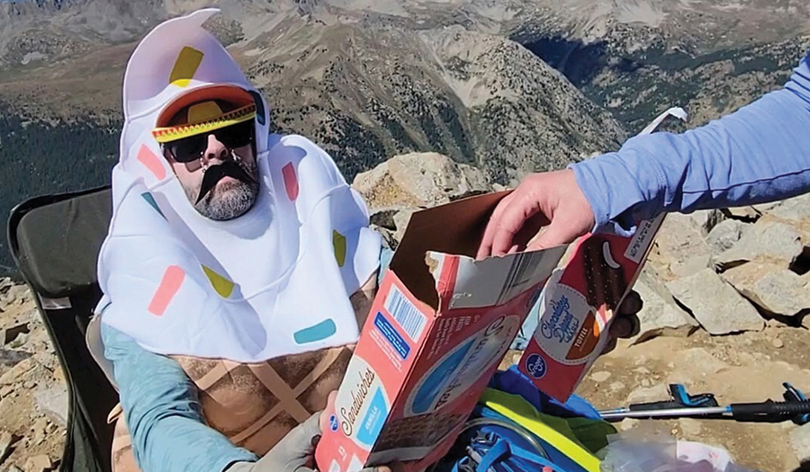 ‘Legend Dairy’ Man Carries Ice Cream And Dry Ice Up Colorado Peak As Treat For Other Hikers