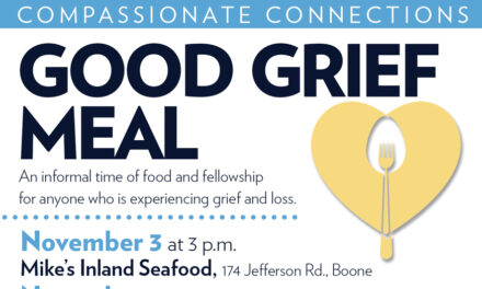AMOREM Good Grief Meals To Be Held November 3, 6 & 7