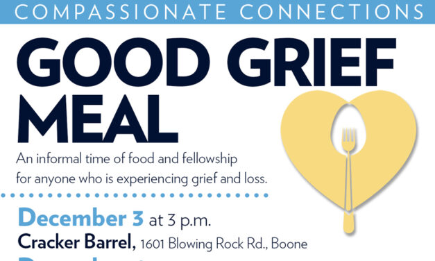 AMOREM Good Grief Meals Scheduled For Dec. 3-5
