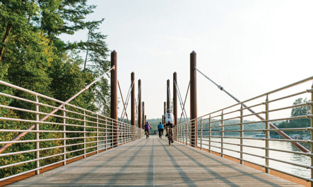 Hickory’s Riverwalk Overwater Bridge Is Now Open