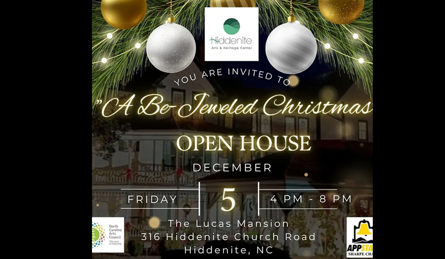 A Be-Jeweled Christmas  Open House, December 5