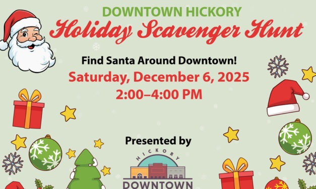 Downtown Hickory Holiday Scavenger Hunt, Sat., Dec. 6