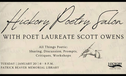 Hickory Public Library To Host Hickory Poetry Salon With Poet Laureate Scott Owens