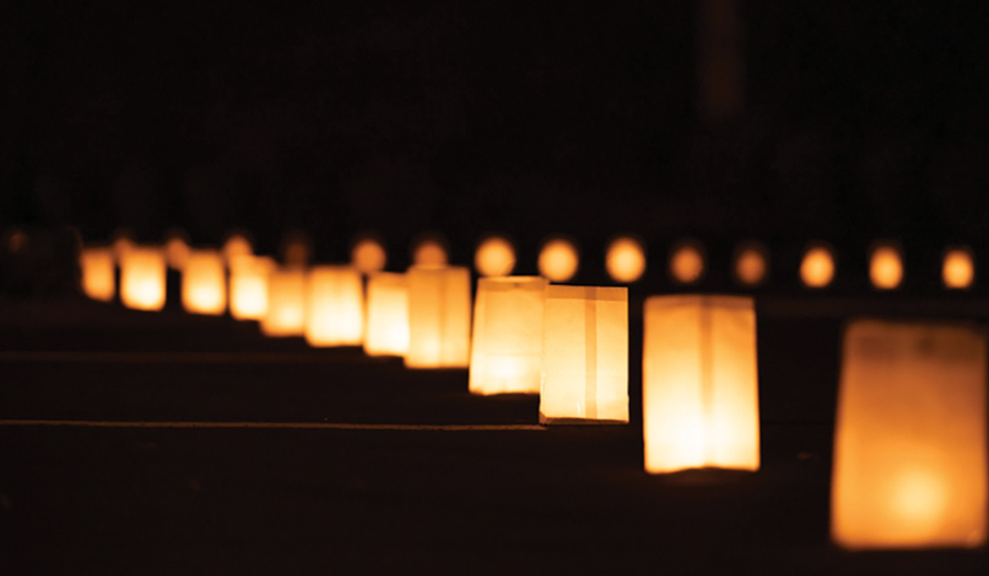 Light Up A Life Luminary  Display On Tues., December 9