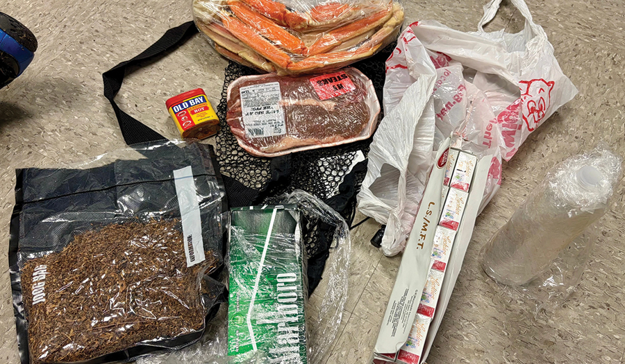 Drone Drops Steak And Crab Legs For Prisoner Feast But  SC Guards Find It First