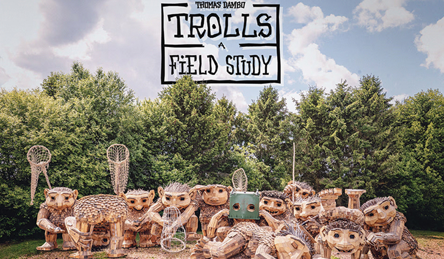 Thomas Dambo’s Trolls Have Landed in  Asheville At The NC Arboretum Till Feb. 17
