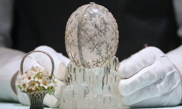 Rare Crystal And Diamond Fabergé Egg Sells For $30.2M