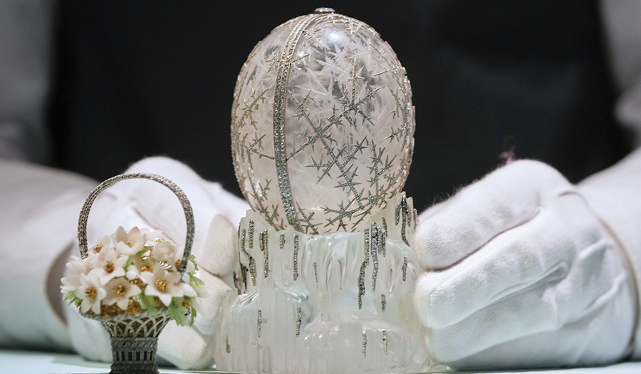 Rare Crystal And Diamond Fabergé Egg Sells For $30.2M
