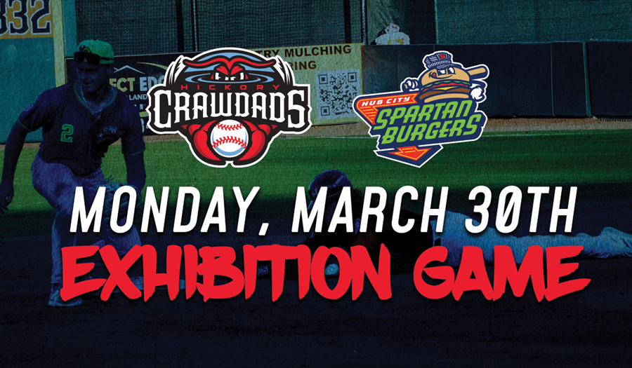 Crawdads & Spartanburgers Exhibition Returns March 30