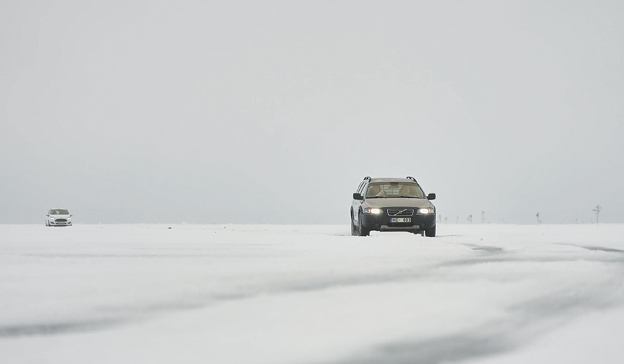 Take A Ride Across Frozen Sea On Estonia’s Ice Road