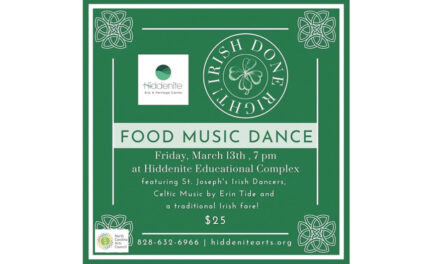 Irish Done Right At Hiddenite Center, Friday, March 13