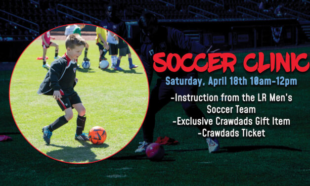 Crawdads Teaming Up With LR Soccer For Youth Clinic, 4/18