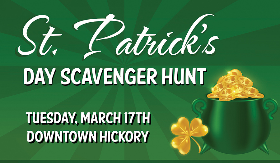 St. Patrick’s Day Scavenger Hunt In Hickory, March 17