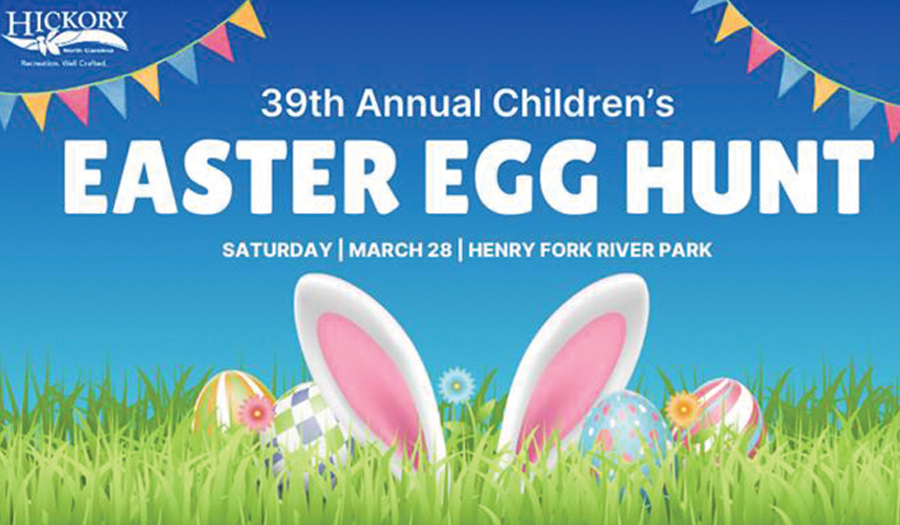 City Of Hickory To Host Annual Children’s Easter Egg Hunt, 3/28