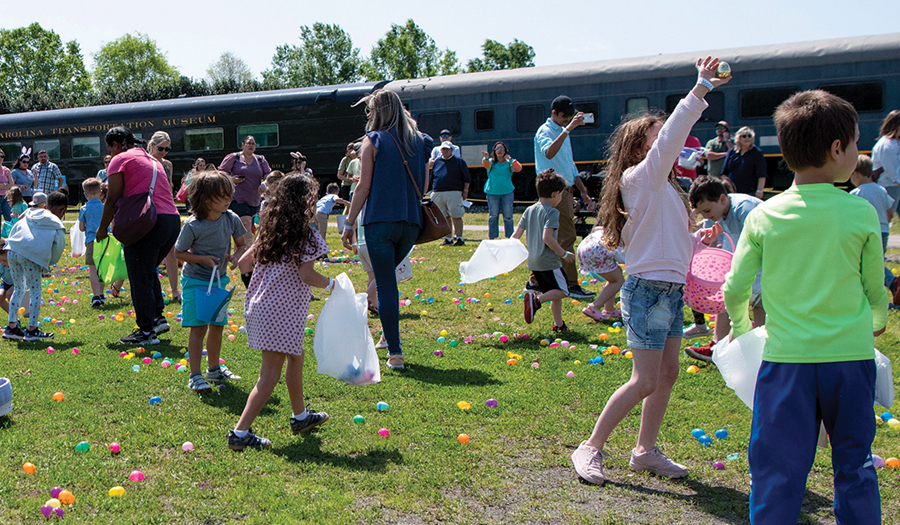 Hippity Hop To The NC  Transportation Museum For Family Fun With Easter Bunny