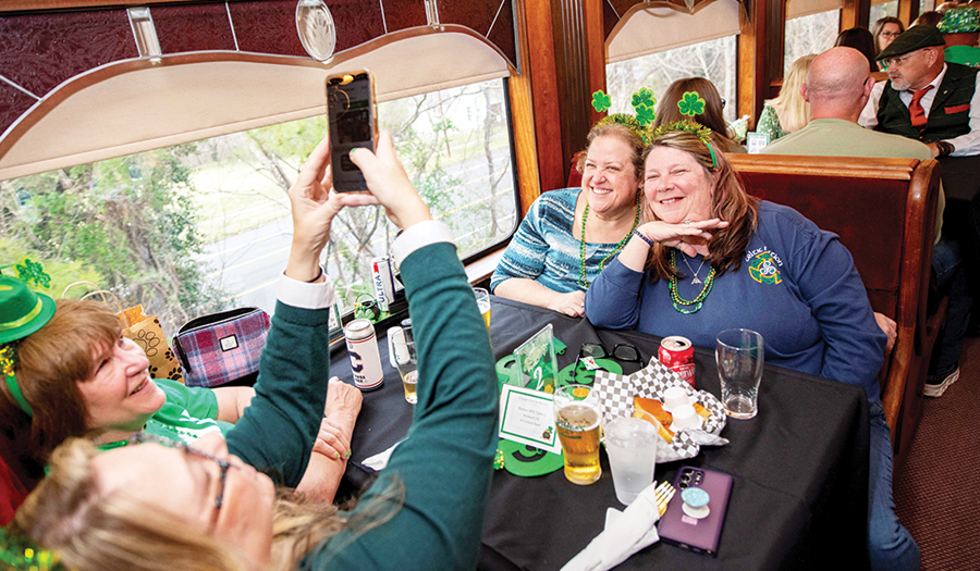 St. Patrick’s Train Ride Returns To The NC Transportation  Museum, March 13 & 14