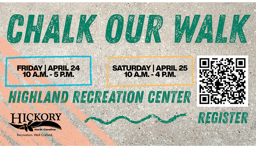 Chalk Our Walk, April 24 & 25